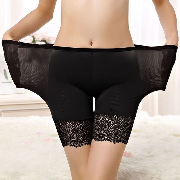 60kg-90kg women plus big size safety soft and comfortable nylon cotton material boxer shorts with lace panties 2019 new, White;black
60kg-90kg women plus big size safety soft and comfortable nylon cotton material boxer shorts with lace panties 2019 new, White;black