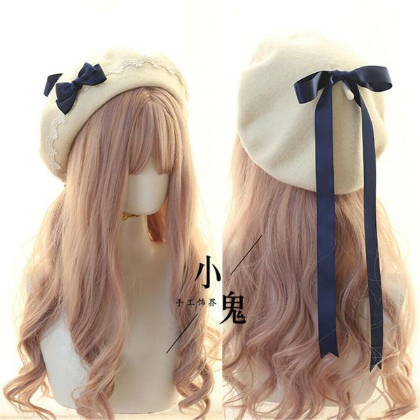 lolita girls cute bowknot beanie women casual beret hat painter hat 201019, Blue;gray
lolita girls cute bowknot beanie women casual beret hat painter hat 201019, Blue;gray