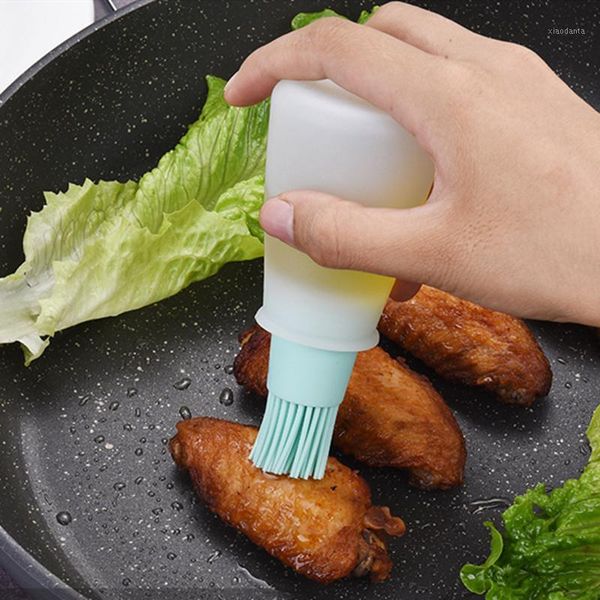 1pcs silicone bbq grill oil bottle brushes barbecue roast heat resisting cleaning basting brushes bread honey oil tool1
1pcs silicone bbq grill oil bottle brushes barbecue roast heat resisting cleaning basting brushes bread honey oil tool1