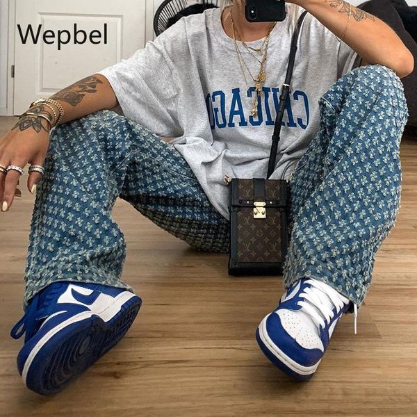 wepbel autumn women street style jeans high waist wide leg ripped jeans pants washed straight female casual denim trousers, Blue
wepbel autumn women street style jeans high waist wide leg ripped jeans pants washed straight female casual denim trousers, Blue