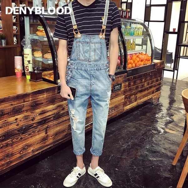 mens darked wash denim overall distressed jeans ripped bib pants patchwork jumpsuits male calf-length jeans pants 93811, Blue
mens darked wash denim overall distressed jeans ripped bib pants patchwork jumpsuits male calf-length jeans pants 93811, Blue