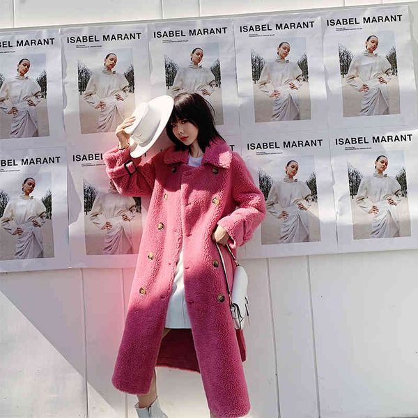 Women's Fur & Faux Bella Winter Women Wool Coats Ladies Elegant Double Breasted Warm Shearling Female Casual Lamb Outwear 6RP8, Black
Women's Fur & Faux Bella Winter Women Wool Coats Ladies Elegant Double Breasted Warm Shearling Female Casual Lamb Outwear 6RP8, Black