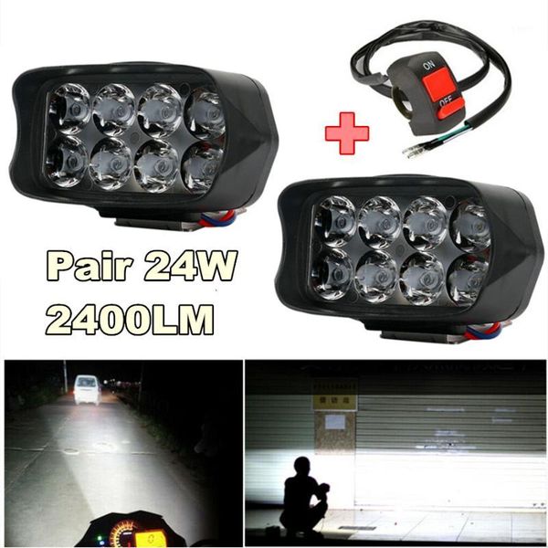 other lighting system 1 pair 24w 2400lm led work light bar fog spotlight drl headlight driving lamp for car truck offroad 12-85v with switch
other lighting system 1 pair 24w 2400lm led work light bar fog spotlight drl headlight driving lamp for car truck offroad 12-85v with switch