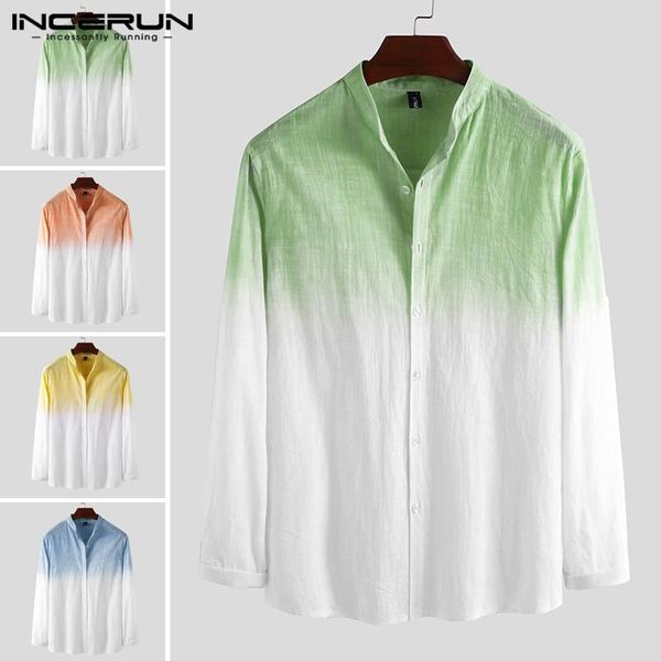 мужская мода incerun рубашка с длинным рукавом gradient отворотом висячие окрашенная streetwear хлопок марка камиза кнопка повседневная руба, White;black
мужская мода incerun рубашка с длинным рукавом gradient отворотом висячие окрашенная streetwear хлопок марка камиза кнопка повседневная руба, White;black