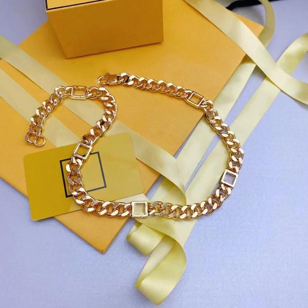designers necklace luxurys gold chain bracelet thick chains letter square necklace bracelets temperament versatile jewelry, Silver
designers necklace luxurys gold chain bracelet thick chains letter square necklace bracelets temperament versatile jewelry, Silver