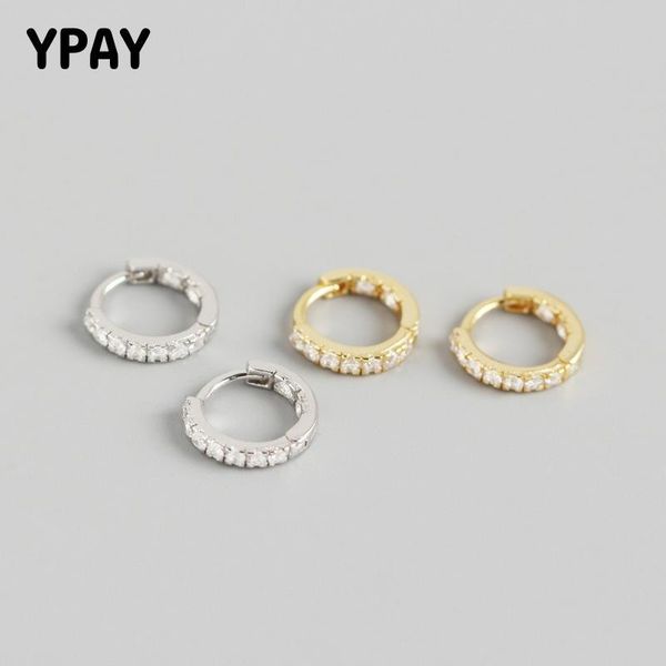 hoop & huggie ypay 100% genuine 925 sterling silver earrings for women europe ins mirco zircon circle earring fine wedding jewelry yme710, Golden;silver
hoop & huggie ypay 100% genuine 925 sterling silver earrings for women europe ins mirco zircon circle earring fine wedding jewelry yme710, Golden;silver