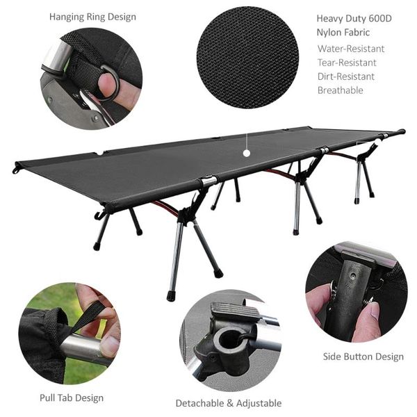 outdoor portable folding bed single person camping cot 264lb bearing weight compact for outdoor picnic camping hiking
outdoor portable folding bed single person camping cot 264lb bearing weight compact for outdoor picnic camping hiking