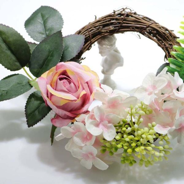 decorative flowers & wreaths artificial flower wreath simulation floral decor garland plastic cloth fake wreath1
decorative flowers & wreaths artificial flower wreath simulation floral decor garland plastic cloth fake wreath1