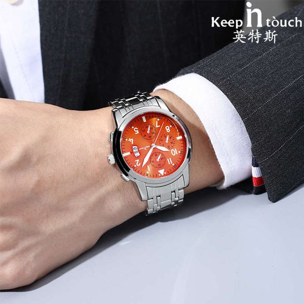 touch keep watch band calendar steel luminous men's watch fashion business belt opev1asq, Slivery;brown
touch keep watch band calendar steel luminous men's watch fashion business belt opev1asq, Slivery;brown