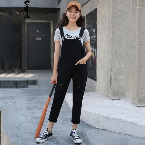 2018 ladies denim overalls black high waist wide leg loose ripped jeans jumpsuit harem jean long pants korean fashion casual new1, Blue
2018 ladies denim overalls black high waist wide leg loose ripped jeans jumpsuit harem jean long pants korean fashion casual new1, Blue