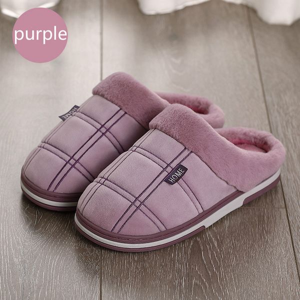 women winter plush slippers suede gingham indoor cotton shoes non slip solid color warm waterproof fur home women slippers, Black
women winter plush slippers suede gingham indoor cotton shoes non slip solid color warm waterproof fur home women slippers, Black