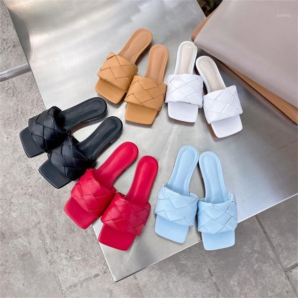pxelena 2020 ins new celebrity women weave slides flat summer beach slippers blue red white lady outdoor flip flops daily date1, Black
pxelena 2020 ins new celebrity women weave slides flat summer beach slippers blue red white lady outdoor flip flops daily date1, Black