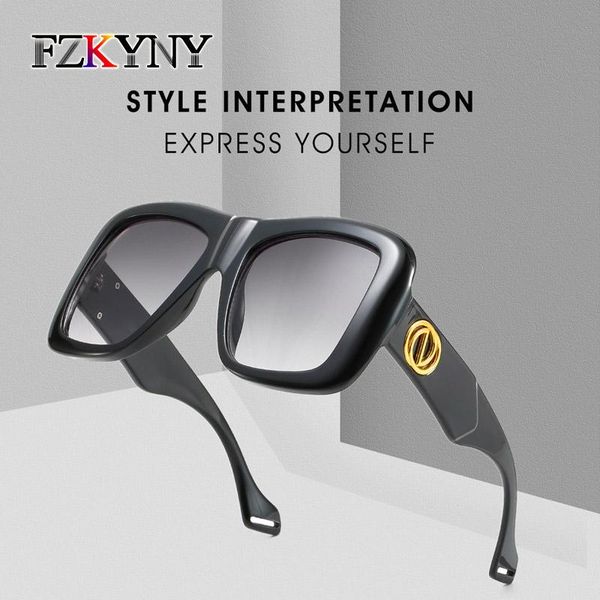 sunglasses fzkyny women fashion square brand designer star style big frame sun glasses personality black&white eyewear uv400, White;black
sunglasses fzkyny women fashion square brand designer star style big frame sun glasses personality black&white eyewear uv400, White;black