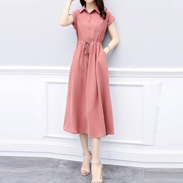 office lady shirt dress women chiffon short sleeve summer dress fashion turn-down collar plus size vestidos female sundress j2961, Black;gray
office lady shirt dress women chiffon short sleeve summer dress fashion turn-down collar plus size vestidos female sundress j2961, Black;gray