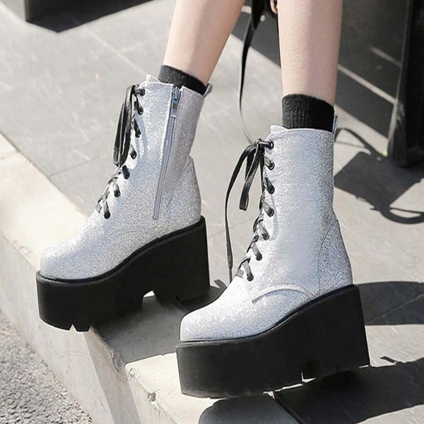 boots bonjomarisa ins female solid platform lace up ankle women thick bottom stylish design winter shoes woman, Black
boots bonjomarisa ins female solid platform lace up ankle women thick bottom stylish design winter shoes woman, Black