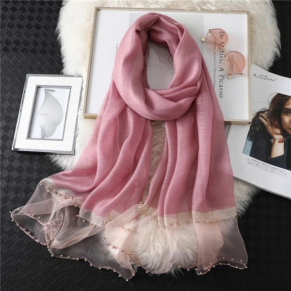 2020 bead design of gauze towel silk scarf glitter women head scarves pear hijab thin beach shawls lady wraps, Blue;gray
2020 bead design of gauze towel silk scarf glitter women head scarves pear hijab thin beach shawls lady wraps, Blue;gray
