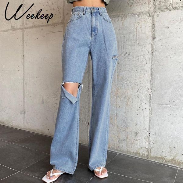 weekeep streetwear fashion hole jeans high waist baggy loose straight denim pants women harajuku slim casual trousers autumn new, Blue
weekeep streetwear fashion hole jeans high waist baggy loose straight denim pants women harajuku slim casual trousers autumn new, Blue