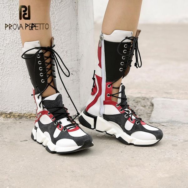 boots prova perfetto genuine leather women's thigh high mixed colors cross-tied height increasing wearproof sneaker 2021, Black
boots prova perfetto genuine leather women's thigh high mixed colors cross-tied height increasing wearproof sneaker 2021, Black