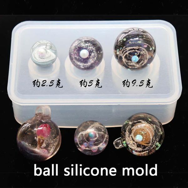 1pc different sizes universe ball shpe type epoxy resin molds for jewelry pendant silicone jewelry tools wmtrpu bdesybag, Black
1pc different sizes universe ball shpe type epoxy resin molds for jewelry pendant silicone jewelry tools wmtrpu bdesybag, Black