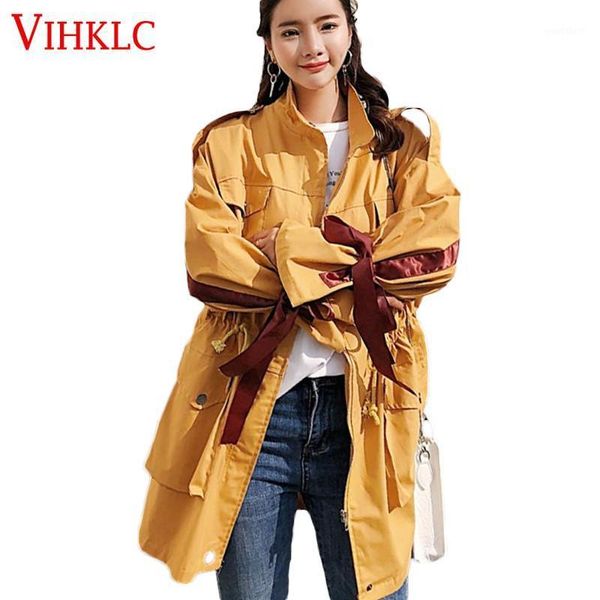chic trench coat women long section korean version spring autumn 2020 new student port wind loose waist tooling coat tide x2081, Tan;black
chic trench coat women long section korean version spring autumn 2020 new student port wind loose waist tooling coat tide x2081, Tan;black