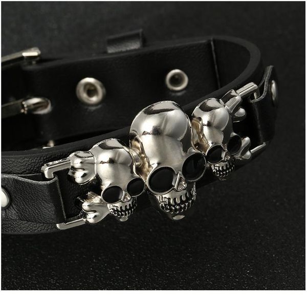 junwei fashion skeleton skull bracelet leather snap button wrap bracelets bangles for man women men vintage punk qyljck
junwei fashion skeleton skull bracelet leather snap button wrap bracelets bangles for man women men vintage punk qyljck