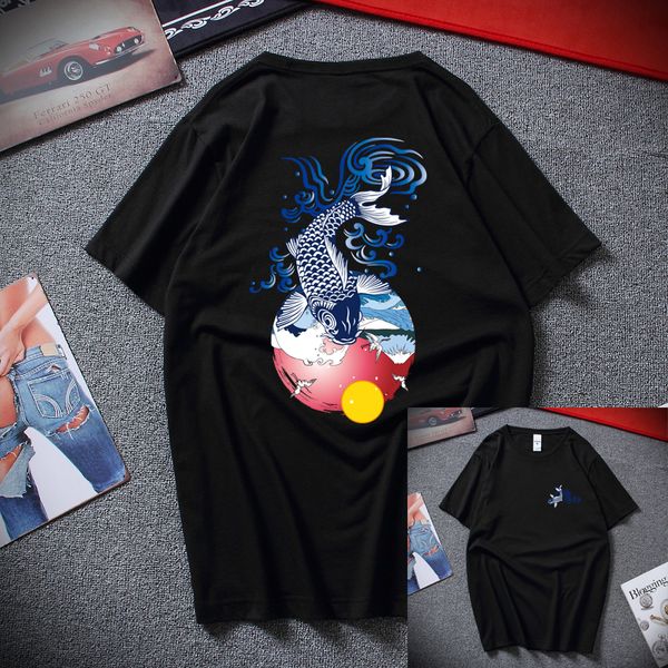 japanese style print wave carp fish tees fashion hip hop printing full back carp summer sport hooded sweatshirt hoodie men t shirt
japanese style print wave carp fish tees fashion hip hop printing full back carp summer sport hooded sweatshirt hoodie men t shirt