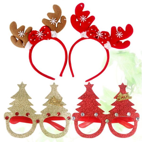 4pcs christmas headbands and eyeglasses antlers reindeer headdress hair bands decorative sunglasses for carnival
4pcs christmas headbands and eyeglasses antlers reindeer headdress hair bands decorative sunglasses for carnival
