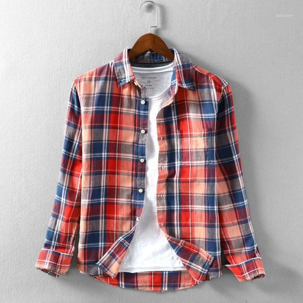 mens dress shirts 2019 autumn and winter new linen plaid shirt men's retro casual lapel youth cotton linen long-sleeved shirt1, White;black
mens dress shirts 2019 autumn and winter new linen plaid shirt men's retro casual lapel youth cotton linen long-sleeved shirt1, White;black