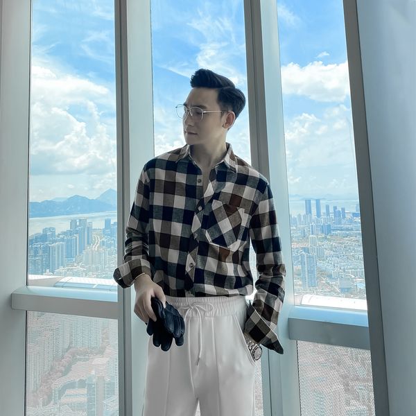 daio ethan men's autumn check versatile korean square neck slim british bottom shirt trend
daio ethan men's autumn check versatile korean square neck slim british bottom shirt trend