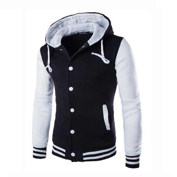 swagwhat mens hoodies hooded striped patchwork baseball jacket sweatshirts college varsity coats thin hoodie men clothes lj200826, Black
swagwhat mens hoodies hooded striped patchwork baseball jacket sweatshirts college varsity coats thin hoodie men clothes lj200826, Black