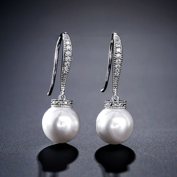 fashion pearl wedding imitation bridal dangle zircon drop earrings for women girls rose gold color gift party jewelry, Golden
fashion pearl wedding imitation bridal dangle zircon drop earrings for women girls rose gold color gift party jewelry, Golden