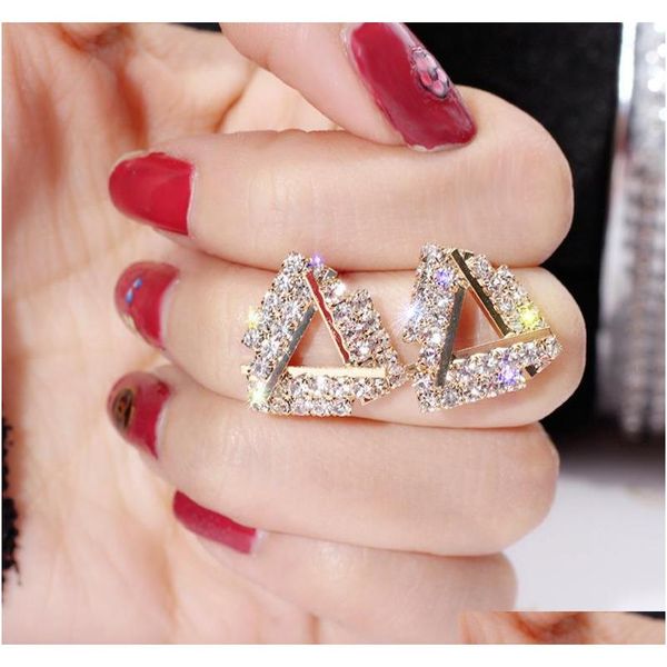 s966 fashion jewelry s925 silver post triangle crystal rhin sqcjom new_dhbest, Golden;silver
s966 fashion jewelry s925 silver post triangle crystal rhin sqcjom new_dhbest, Golden;silver