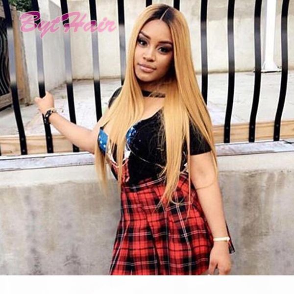 bythair virgin human hair full lace wigs straight ombre 1b 27 color brazilian long hair lace front wigs for black women, Black;brown
bythair virgin human hair full lace wigs straight ombre 1b 27 color brazilian long hair lace front wigs for black women, Black;brown