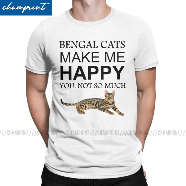 men bengal cats make me happy t shirts cute animals pet funny short sleeve o neck tees plus size t-shirt sport hooded sweatshirt hoodie
men bengal cats make me happy t shirts cute animals pet funny short sleeve o neck tees plus size t-shirt sport hooded sweatshirt hoodie