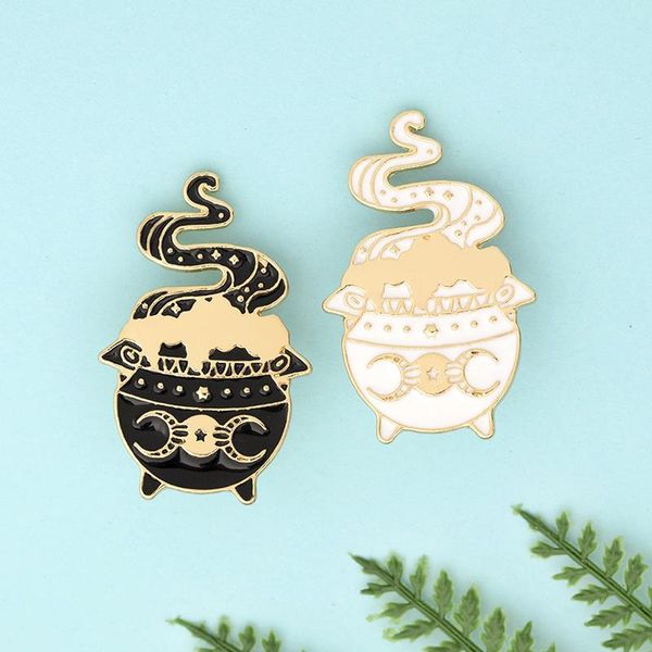 gold plated cartoon magic furnace brooch pins enamel funny metal brooches for girls gift jewelry badges bag clothes accessories shirt pin, Gray
gold plated cartoon magic furnace brooch pins enamel funny metal brooches for girls gift jewelry badges bag clothes accessories shirt pin, Gray