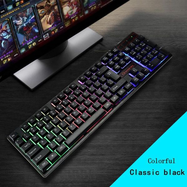 gaming keyboard 104 key suspension cap rainbow backlit backlight mechanical feeling usb wired game keycaps for home office
gaming keyboard 104 key suspension cap rainbow backlit backlight mechanical feeling usb wired game keycaps for home office