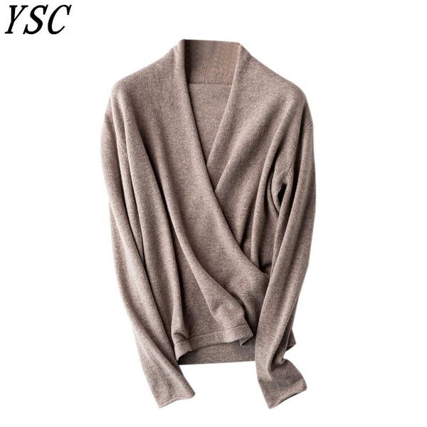 ysc 2020 winter women knitted 100% pure wool sweater large v- collar loose style keep warm soft high-quality pullover, White;black
ysc 2020 winter women knitted 100% pure wool sweater large v- collar loose style keep warm soft high-quality pullover, White;black
