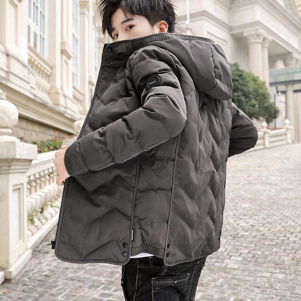 2020 winter new men's short coat cotton padded jacket trend handsome autumn and winter down cotton padded jacket, Black
2020 winter new men's short coat cotton padded jacket trend handsome autumn and winter down cotton padded jacket, Black