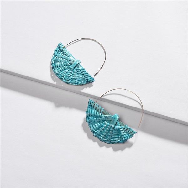 hoop & huggie wraped semicircle rattan fan shape big hoops earrings for women colored painting large earring, Golden;silver
hoop & huggie wraped semicircle rattan fan shape big hoops earrings for women colored painting large earring, Golden;silver