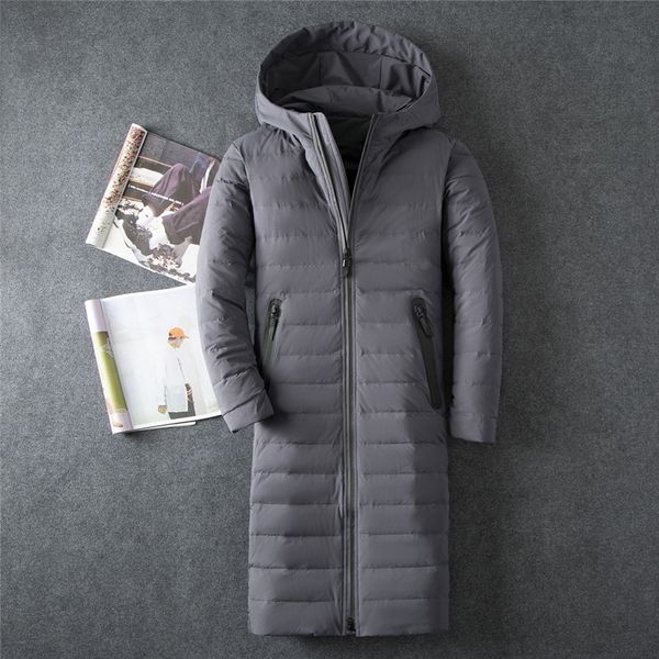 2019 white duck jacket men's coat hooded x-long down parka brand clothing russian winter jackets, Black
2019 white duck jacket men's coat hooded x-long down parka brand clothing russian winter jackets, Black