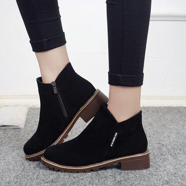 boots 2021 fashion women autumn comfortable classic zipper snow ankle suede warm fur plush shoes, Black
boots 2021 fashion women autumn comfortable classic zipper snow ankle suede warm fur plush shoes, Black