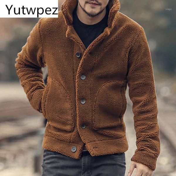 classic men fleece jackets coats streetwear long sleeve solid lapel outerwear button up fluffy fashion winter plush overcoats 71, Black;brown
classic men fleece jackets coats streetwear long sleeve solid lapel outerwear button up fluffy fashion winter plush overcoats 71, Black;brown