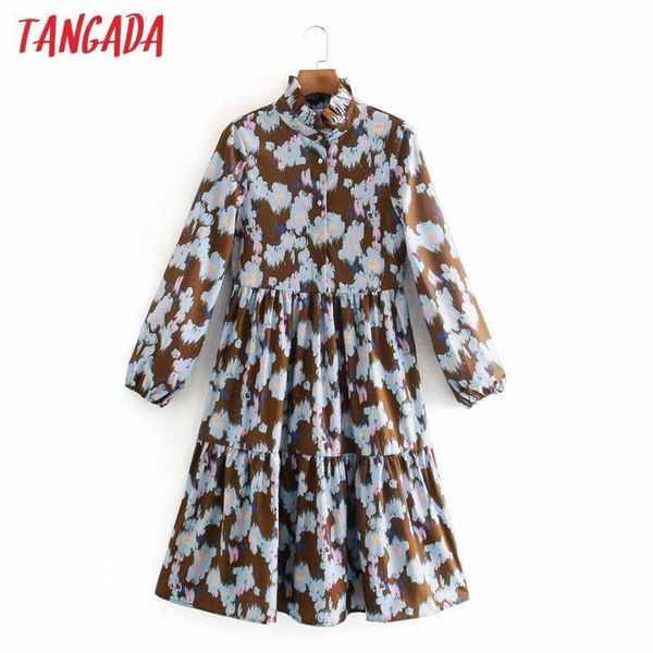 tangada fashion women vintage print dress 2020 new arrival long sleeve ladies loose midi dress vestidos xn891, Black;gray
tangada fashion women vintage print dress 2020 new arrival long sleeve ladies loose midi dress vestidos xn891, Black;gray