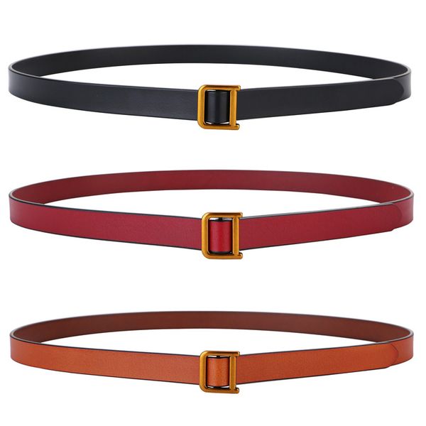 leather thin belt fashion korean wild female d-shaped belt buckle with a small band dress, Slivery;black
leather thin belt fashion korean wild female d-shaped belt buckle with a small band dress, Slivery;black
