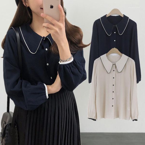women's blouses & shirts 2021 special offer polyester blusas zanzea women shirt spring korean version color matching lap collar loose, White
women's blouses & shirts 2021 special offer polyester blusas zanzea women shirt spring korean version color matching lap collar loose, White