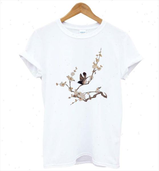 flower bird print women tshirt cotton casual funny t shirt for lady girl tee hipster drop ship kt 14, White
flower bird print women tshirt cotton casual funny t shirt for lady girl tee hipster drop ship kt 14, White