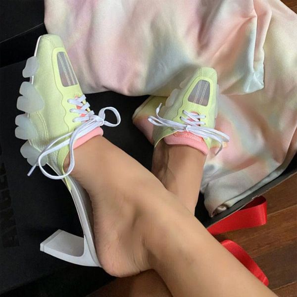 arrival summer muller shoes square toe fashion fluorescent high heels square toe party sandals lace up slipper female, Black
arrival summer muller shoes square toe fashion fluorescent high heels square toe party sandals lace up slipper female, Black