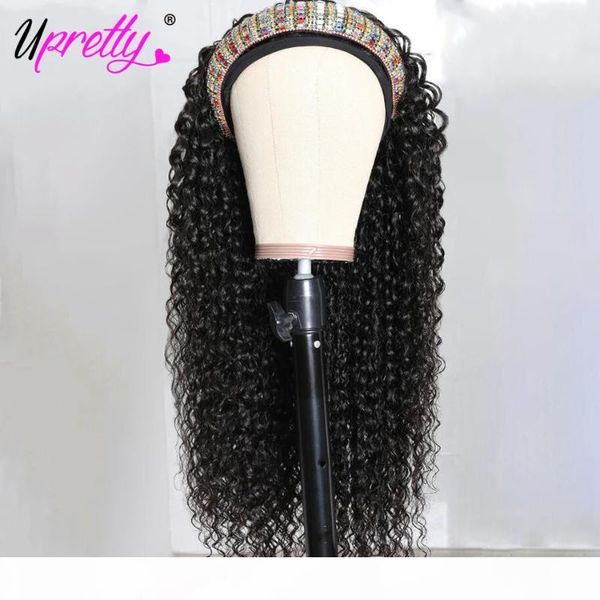 upretty hair deep wave headband wigs 150% density deep curly human hair wigs none lace frontal headband wig for black women, Black;brown
upretty hair deep wave headband wigs 150% density deep curly human hair wigs none lace frontal headband wig for black women, Black;brown