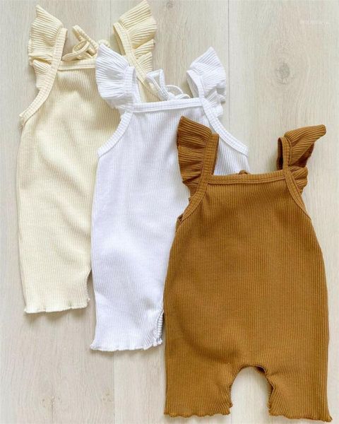 jumpsuits baby summer clothing cute born infant girl clothes ruffled romper solid ribbed jumpsuit cotton outfit1, Blue
jumpsuits baby summer clothing cute born infant girl clothes ruffled romper solid ribbed jumpsuit cotton outfit1, Blue