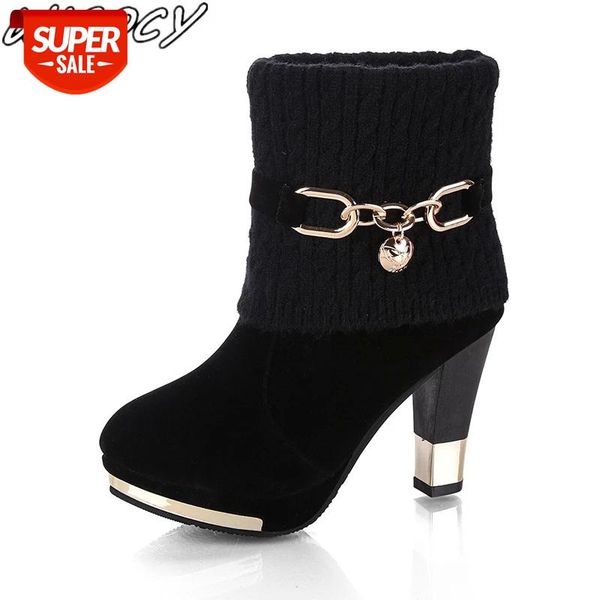2019 new korean winter thick soled shoes women high heel boots women boots matte wool women shoes zapatillas mujer 35-43 #9g1l, Black
2019 new korean winter thick soled shoes women high heel boots women boots matte wool women shoes zapatillas mujer 35-43 #9g1l, Black